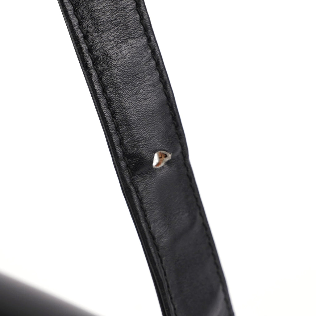 Vintage Black Calfskin G Shoulder Bag