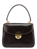 Vintage Brown Calfskin Top Handle Bag