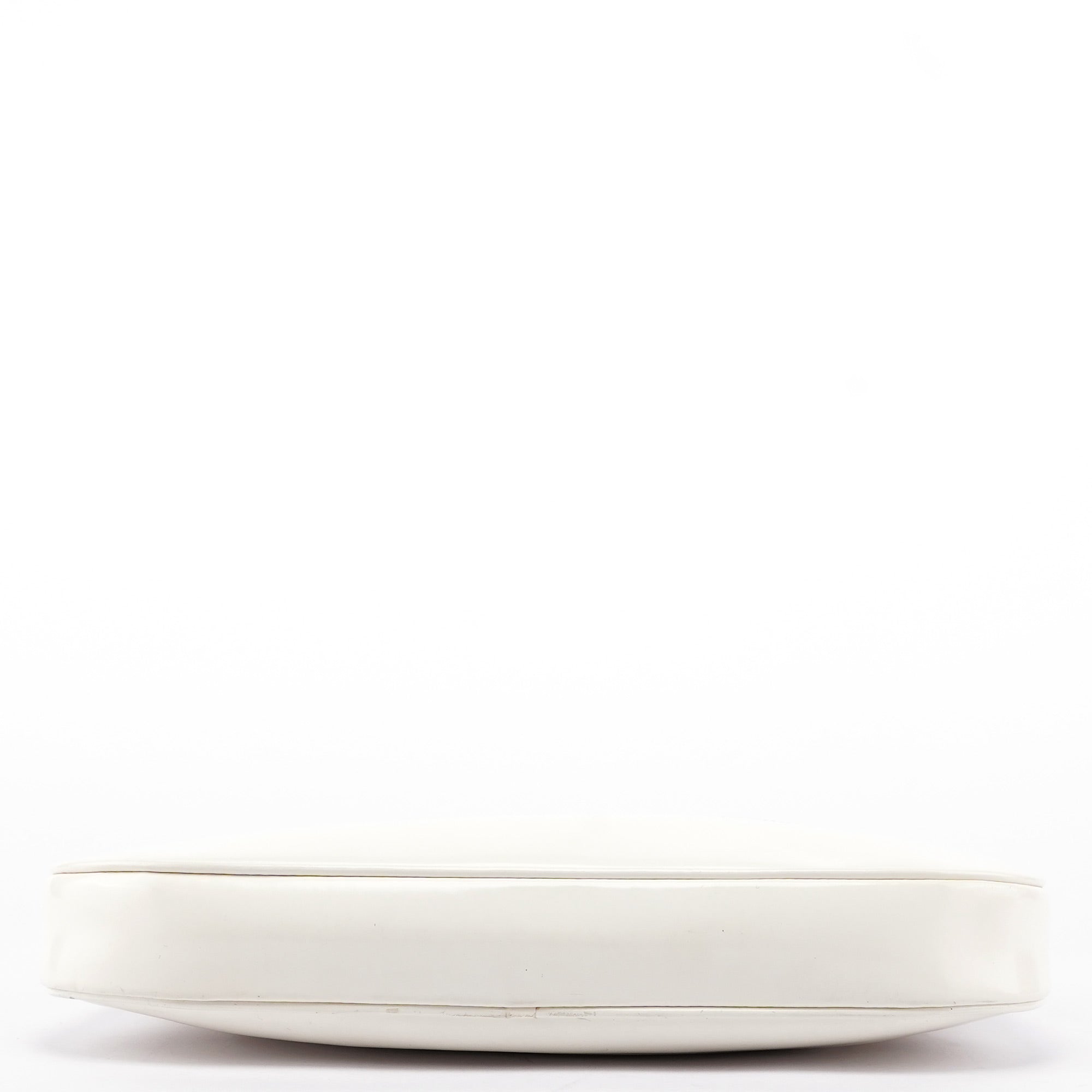 White Patent Leather Jackie Shoulder Bag