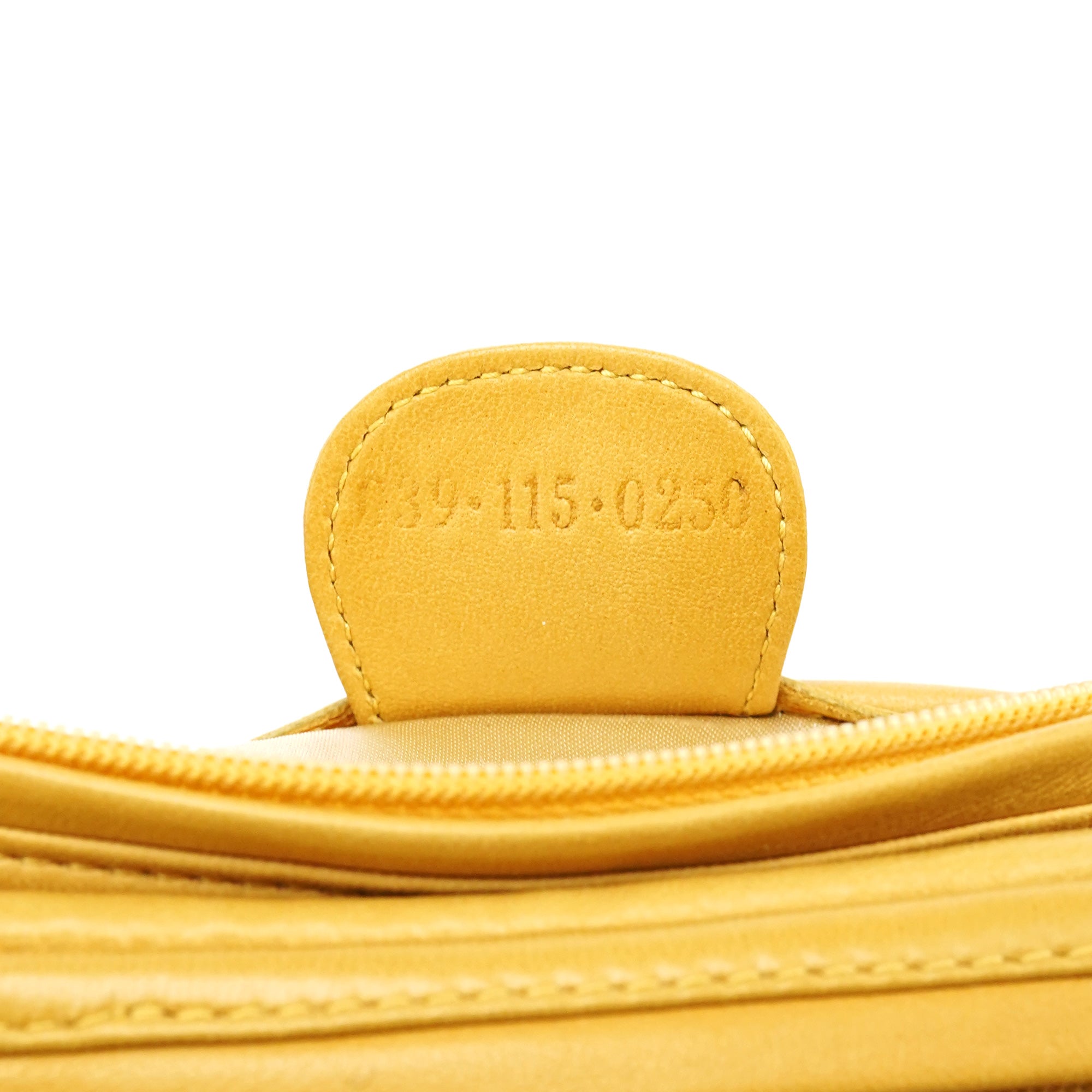 Yellow Calfskin Leather Waist Bag