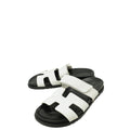 Hermes Blanc Chypre Sandal 37.5