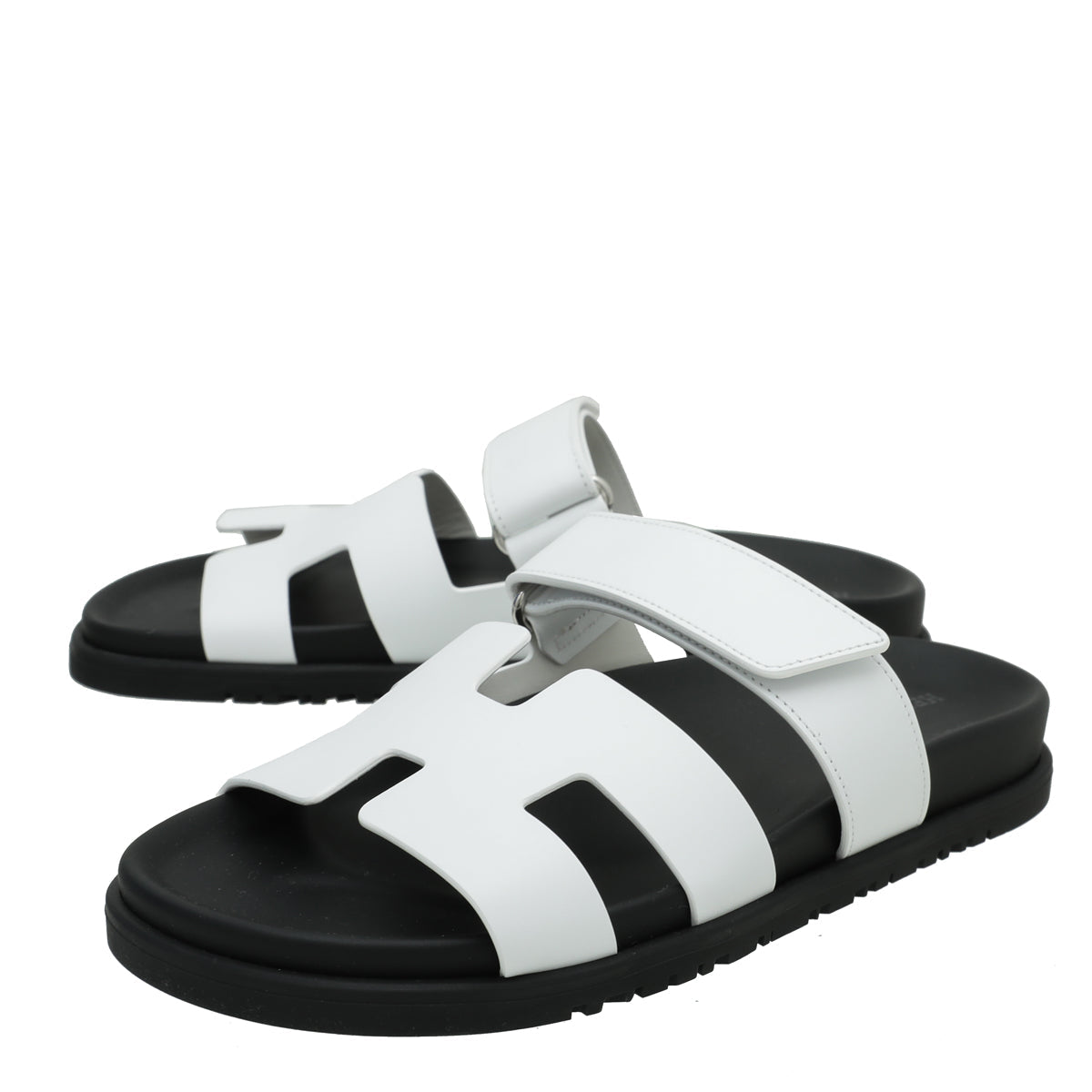 Hermes Bicolor Chypre Sandals 38