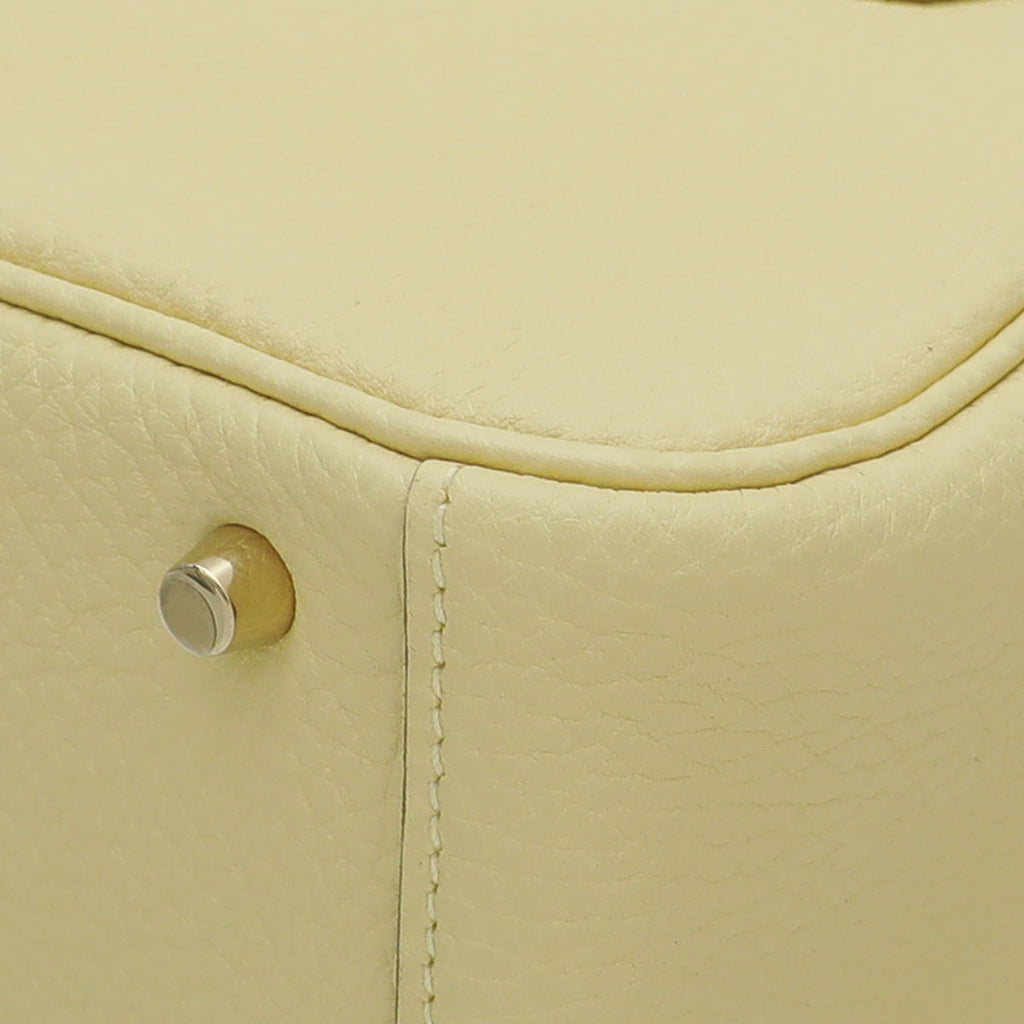 Hermes Jaune Poussin Mini Lindy Bag