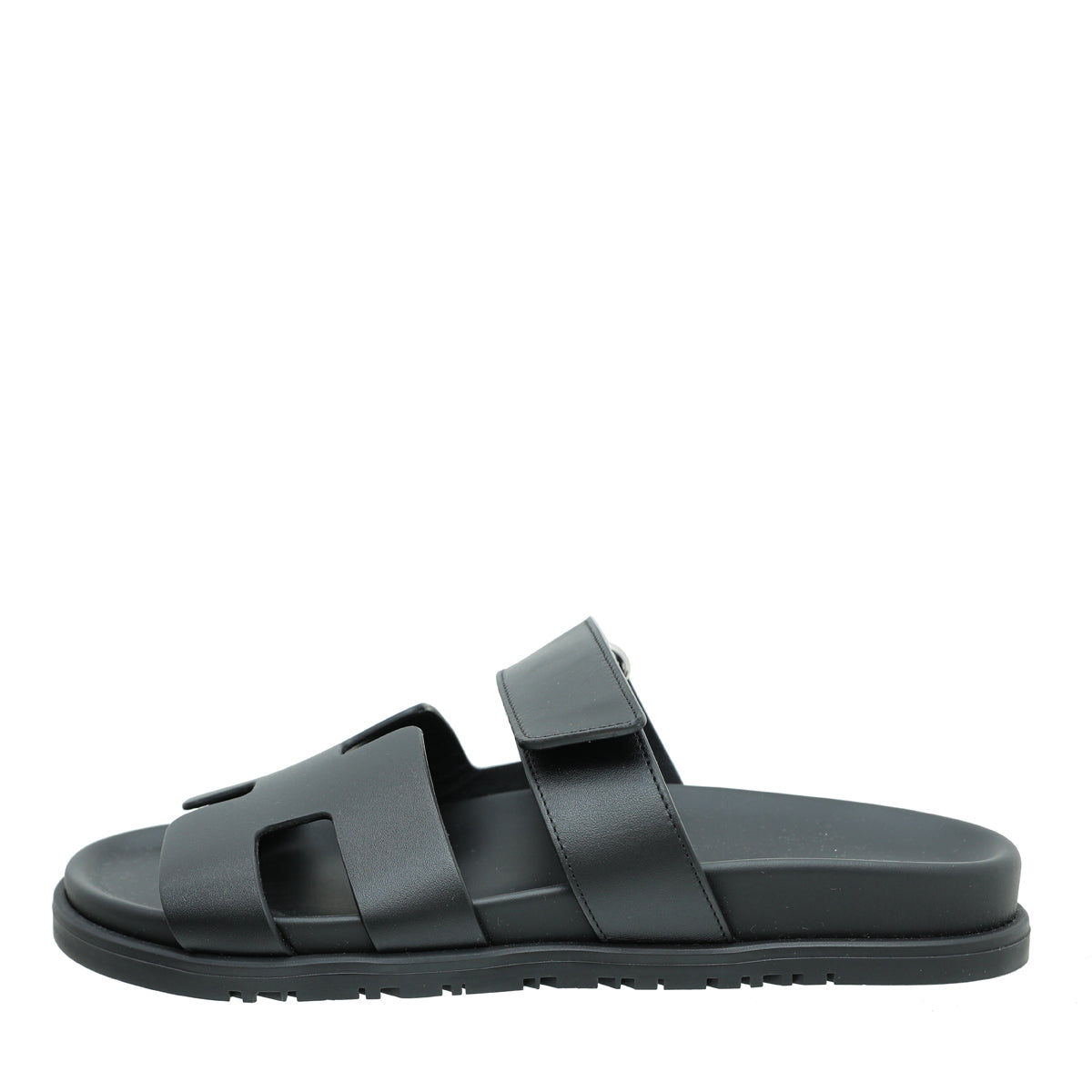 Hermes Noir Chypre Sandal 38.5