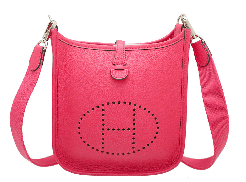Hermes Rose Tyrien Evelyne TPM Bag