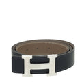 Hermes Bicolor H Buckle Reversible Belt