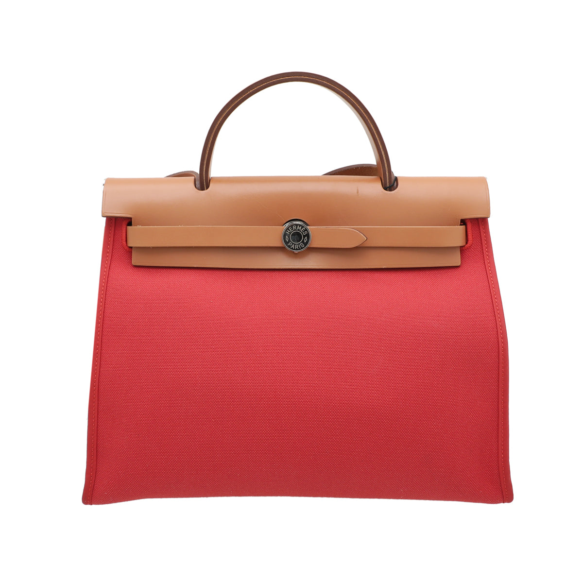 Hermes Bicolor Herbag PM Vache Hunter Bag