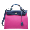 Hermes Bicolor Herbag PM Bag W- Twilly