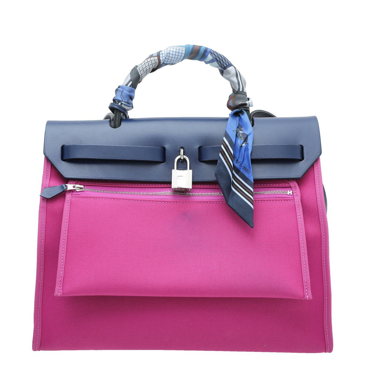 Hermes Bicolor Herbag PM Bag W- Twilly