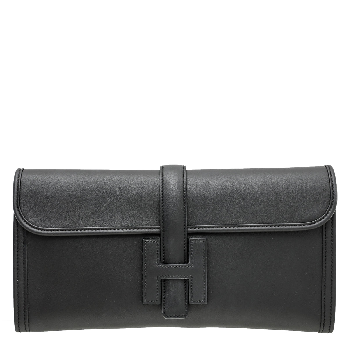 Hermes Noir Jige Elan 29 Clutch