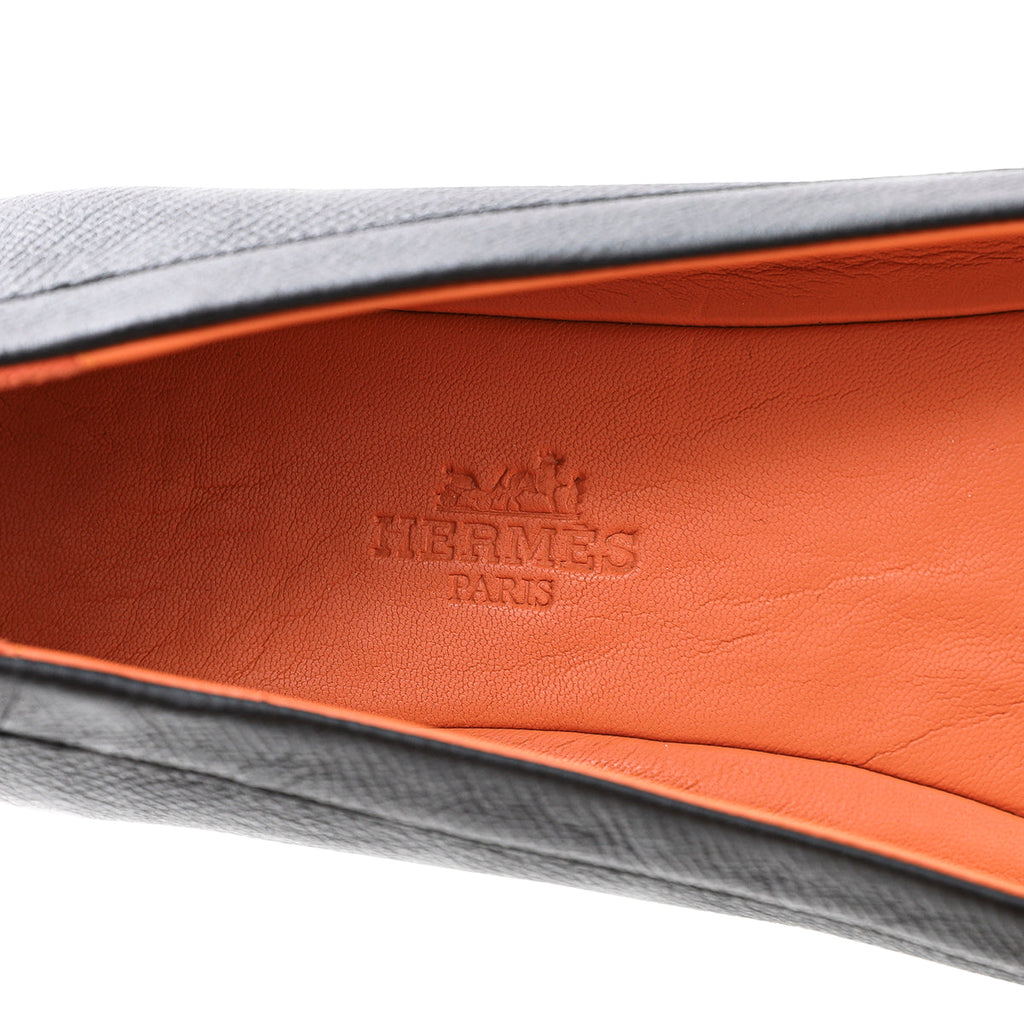 Hermes Noir Liberty Ballerina Flats 41