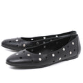 Hermes Black Olbia Ballerina Flats 39
