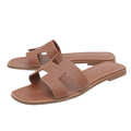 Hermes Gold Oran Sandal 39.5