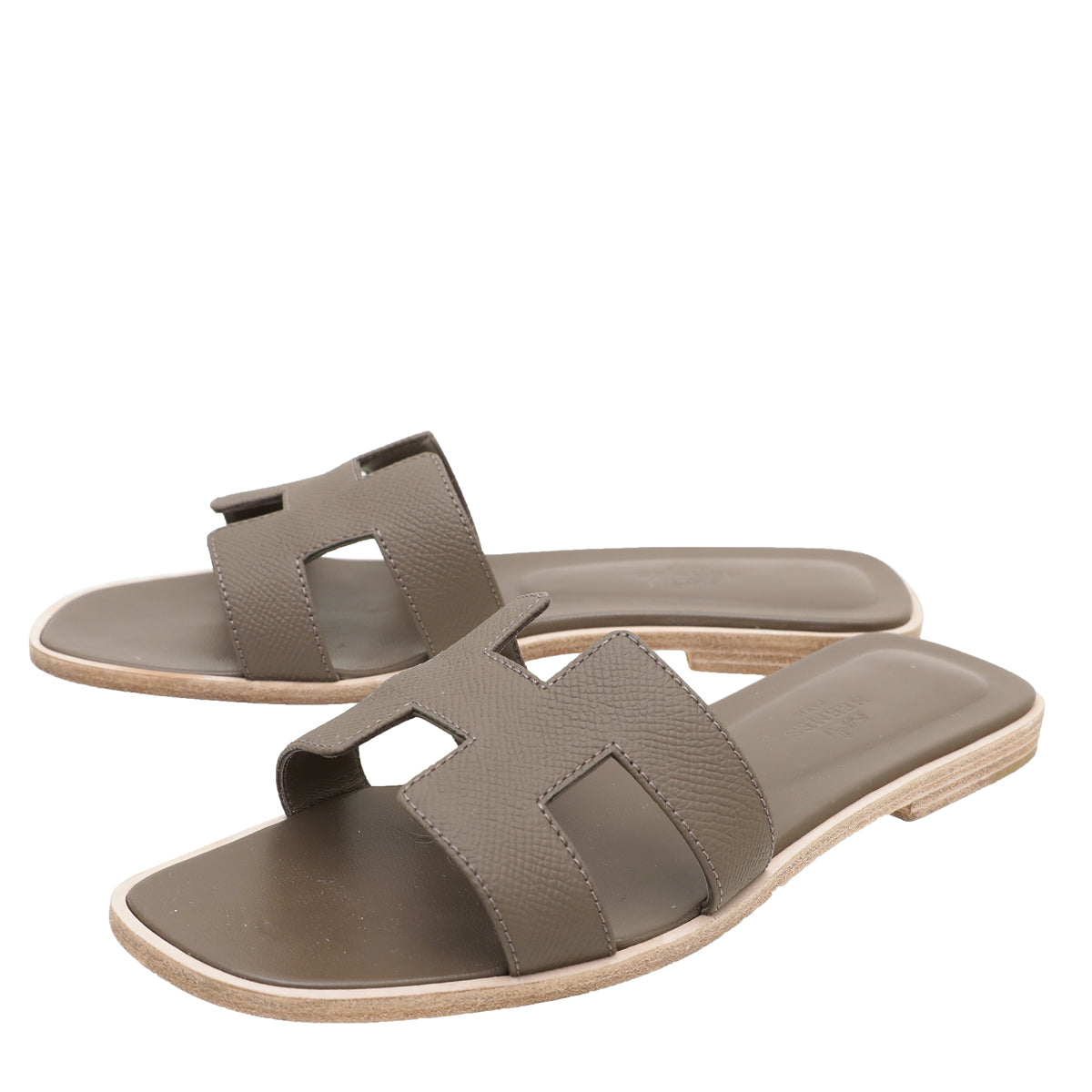 Hermes Etain Oran Sandal 36.5