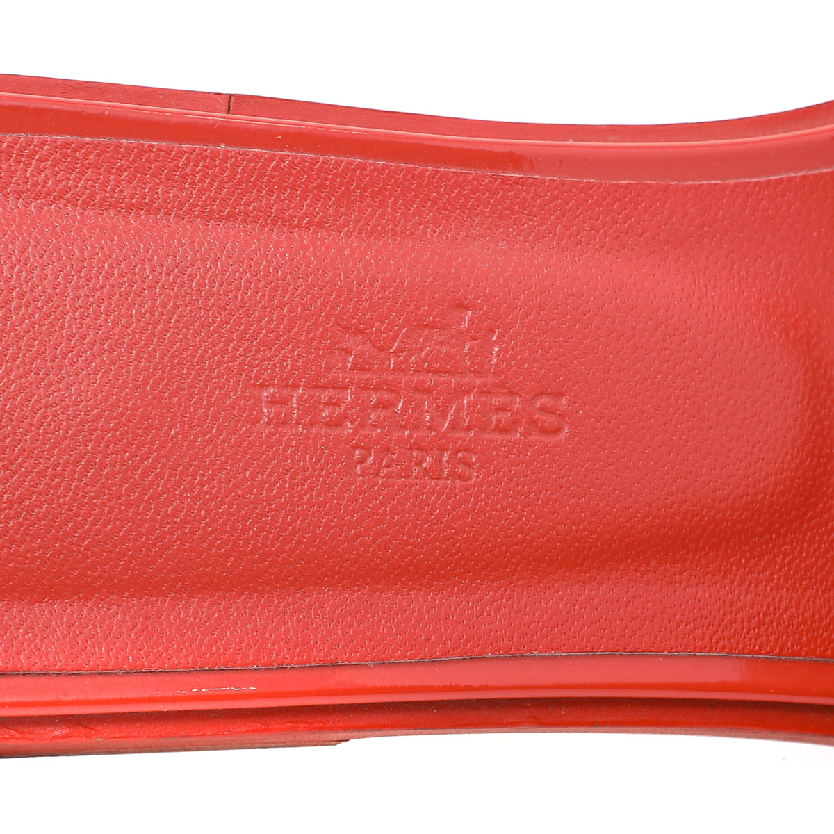 Hermes Coral Oran Sandal In 39