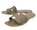 Hermes Etoupe Oran Sandals 39