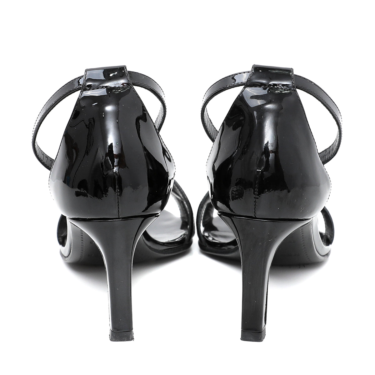 Hermes Black Premiere 70 Sandals 37