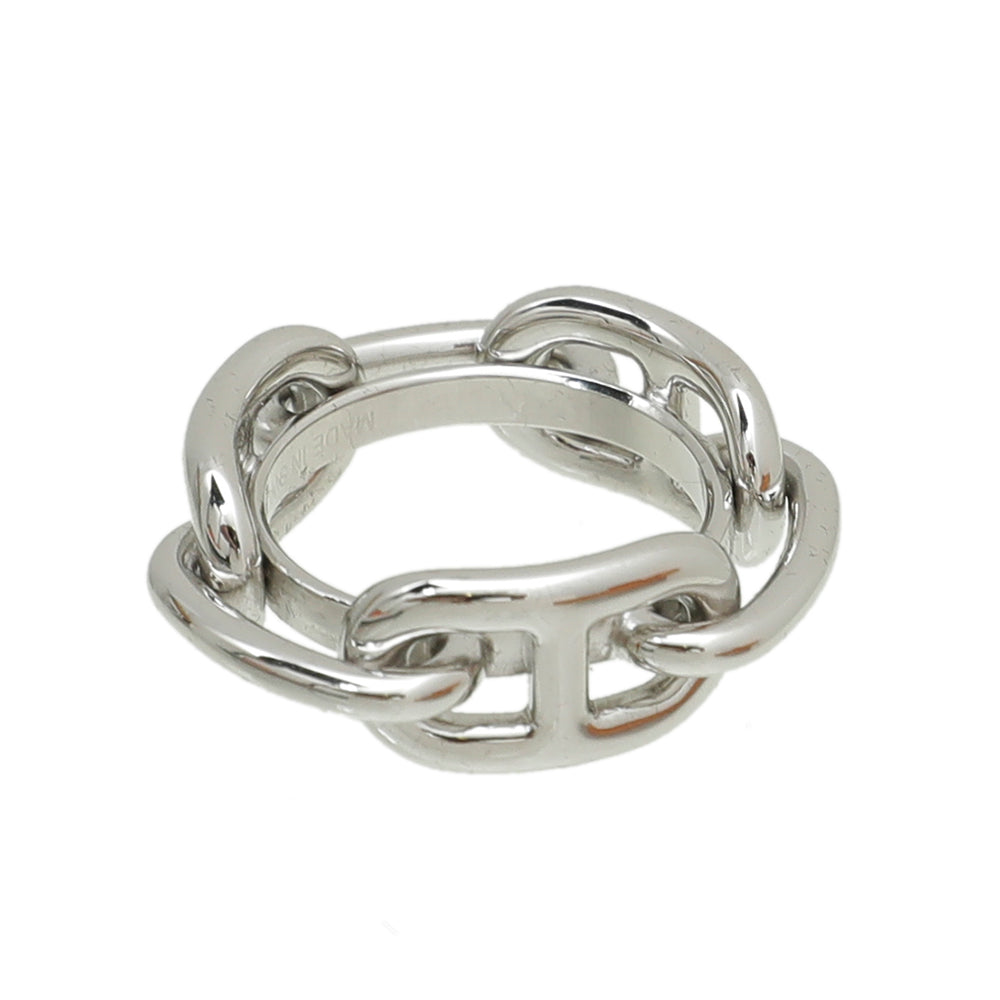 Hermes Palladium Regate Scarf Ring