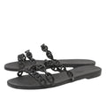Hermes Noir Rivage D'ancre Sandals 38