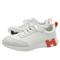 Hermes Tricolor Suede & Fabric Bouncing Sneakers 45.5