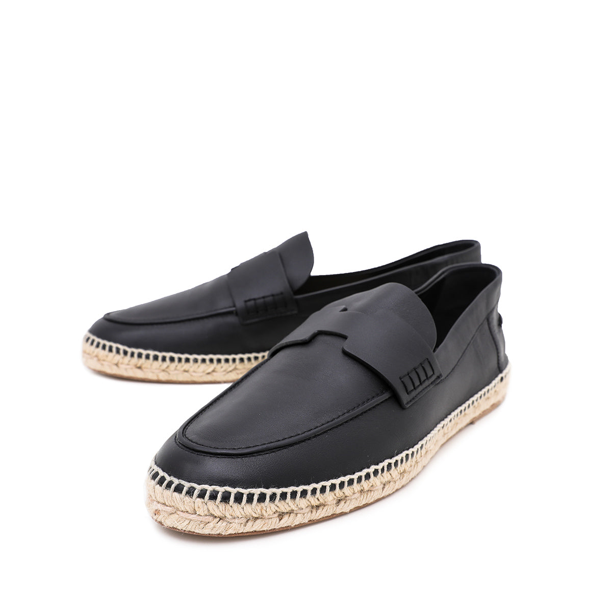 Hermes Black Trip Men's Espadrille 43