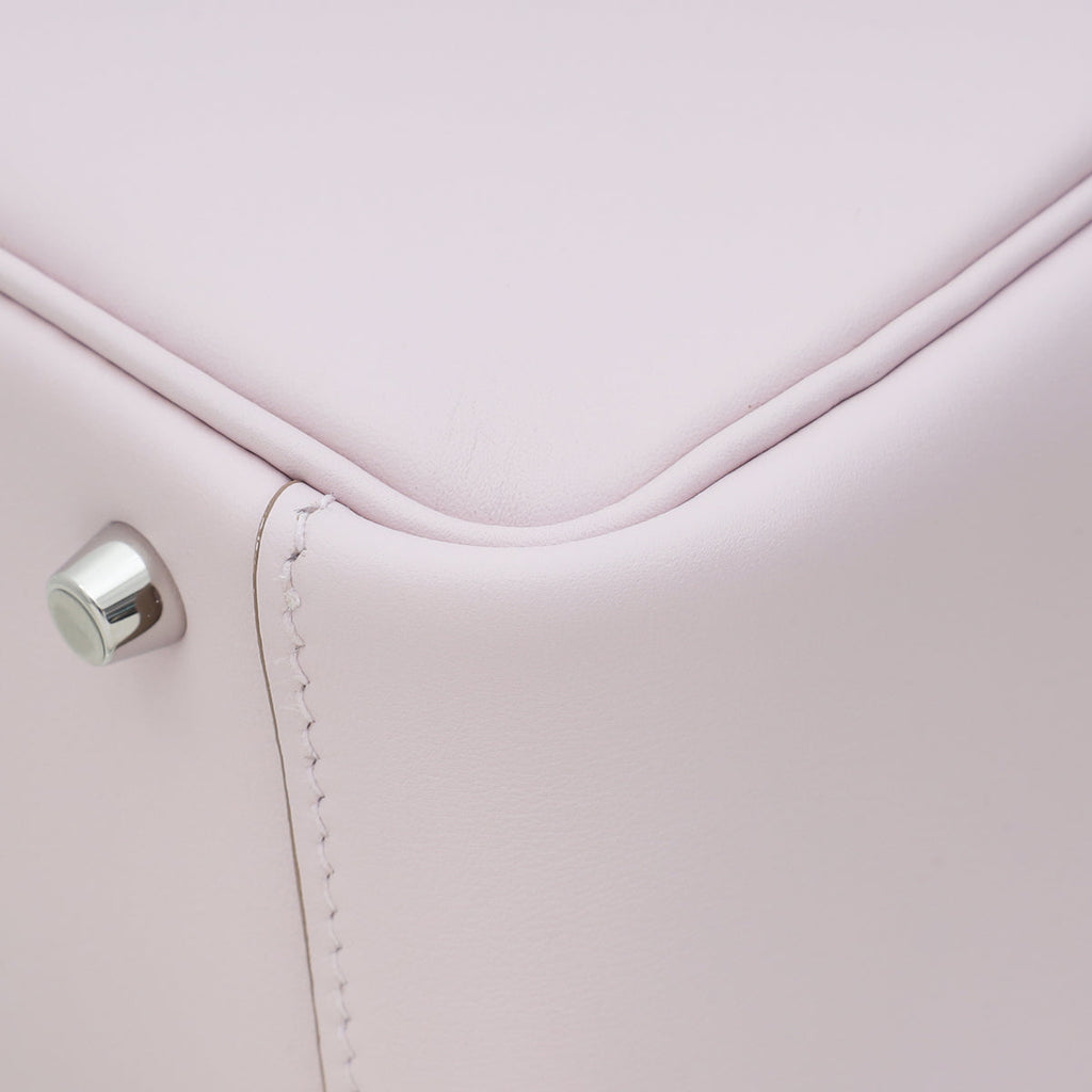 Hermes Mauve Pale Mini Lindy Verso Bag