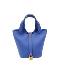 Hermes Electric Blue Picotin Lock 18 Bag