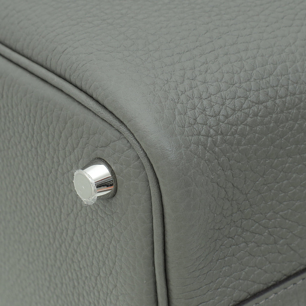 Hermes Gris Meyer Picotin Lock 18 Bag