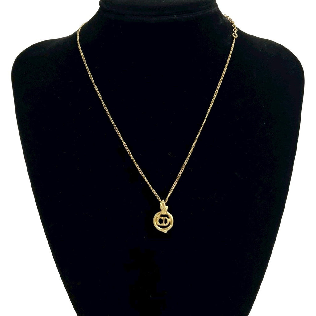 Christian Dior CD Motif Necklace