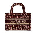Dior Lady Dior Oblique Embroidery Canvas Handbag