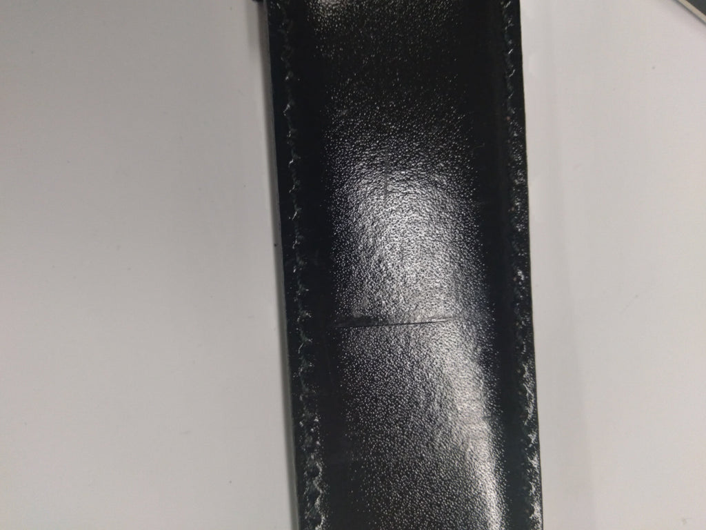 Romeo Gigli C956/3R NERO.MORO Black/Brown Leather Adjustable Mens Belt