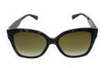 Defective/Store Return Gucci GG0459S-002 Tortoiseshell Oversized Sunglasses with Signature Stripe