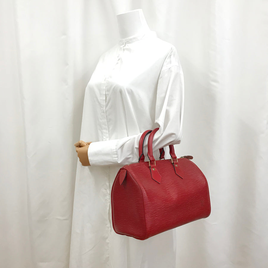 LOUIS VUITTON Epi Speedy 25 M43017 Hand bag