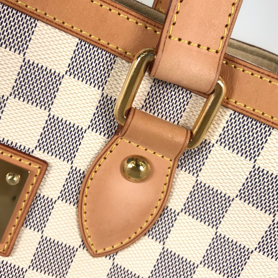 LOUIS VUITTON Damier Azur Hampstead MM N51206 Tote bag