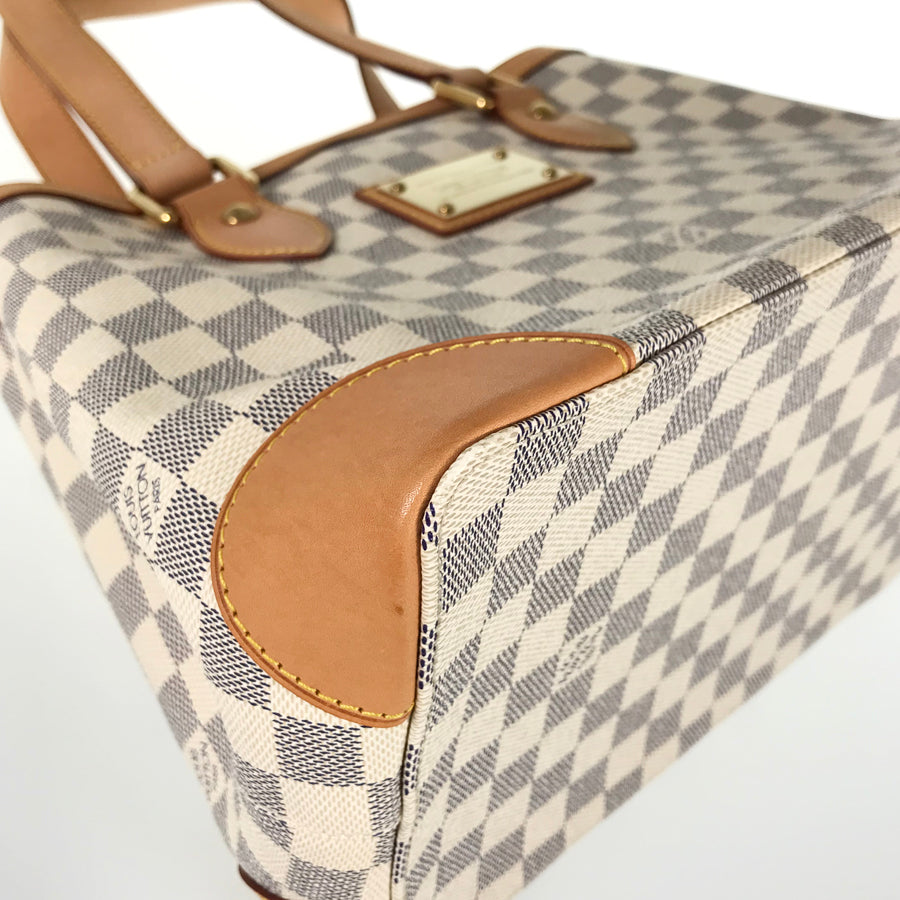 LOUIS VUITTON Damier Azur Hampstead MM N51206 Tote bag
