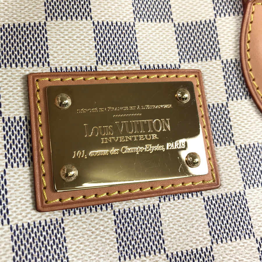 LOUIS VUITTON Damier Azur Hampstead MM N51206 Tote bag