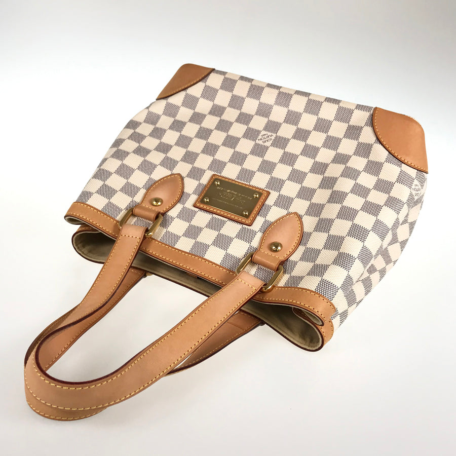 LOUIS VUITTON Damier Azur Hampstead MM N51206 Tote bag