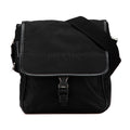 Prada Triangle Logo Plate Nylon Leather Shoulder Bag
