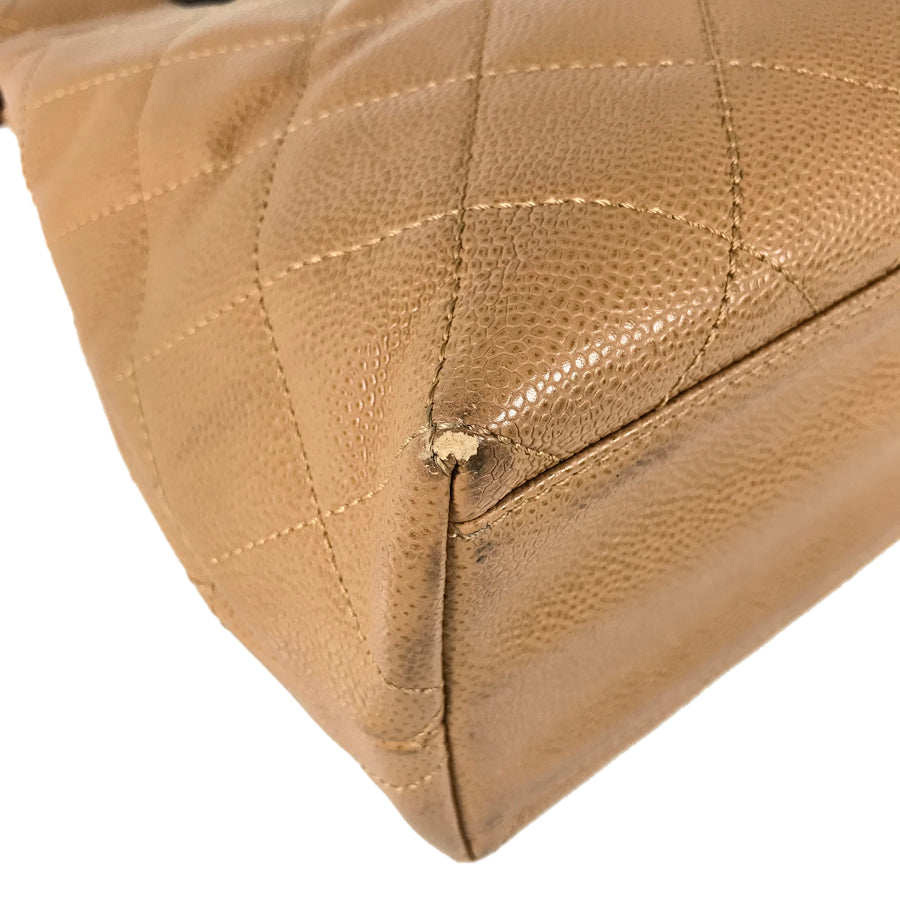 CHANEL Matelasse Wood handle Hand bag