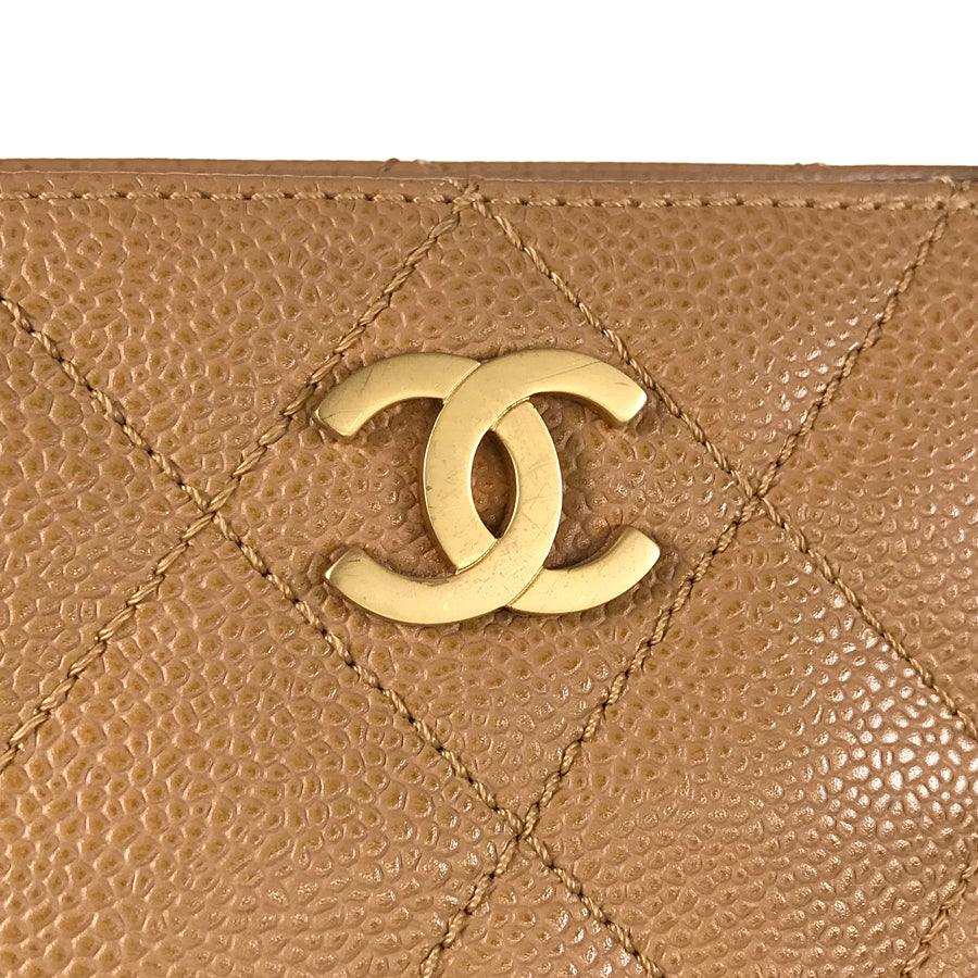 CHANEL Matelasse Wood handle Hand bag