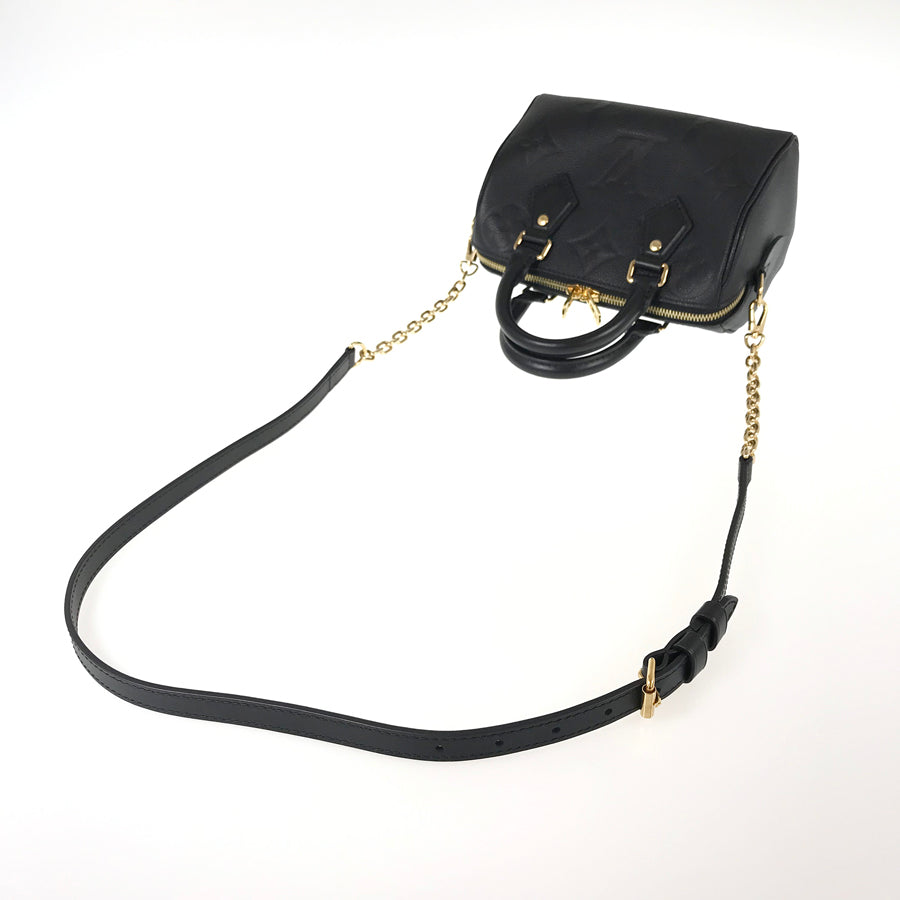 LOUIS VUITTON Monogram Empreinte Speedy Bandouliere 20 M58953 Hand bag