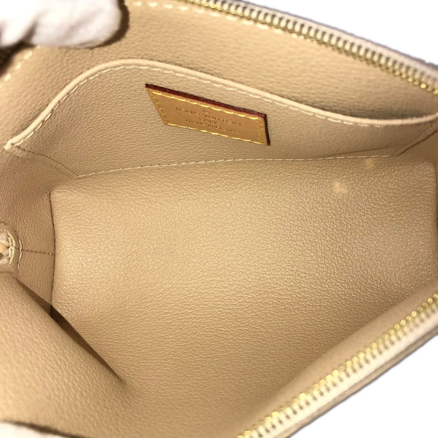 LOUIS VUITTON Damier Azur Pochette Cosmetique N60024 Pouch