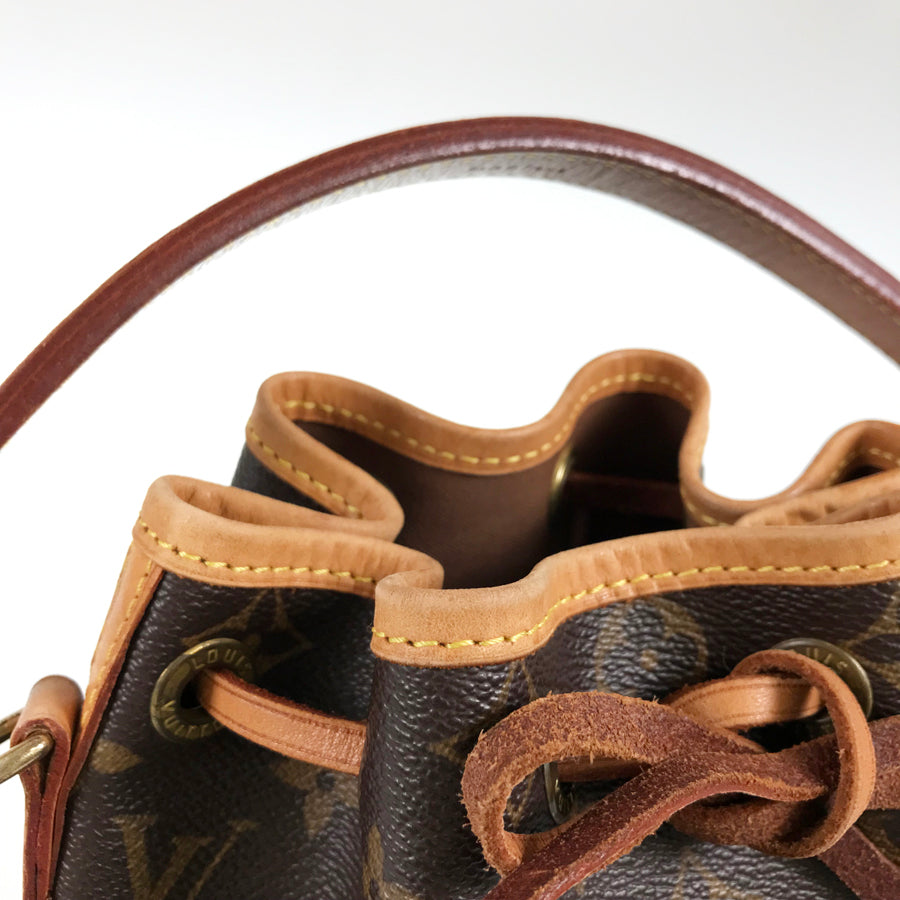 LOUIS VUITTON Monogram Mini Noe M42227 Hand bag