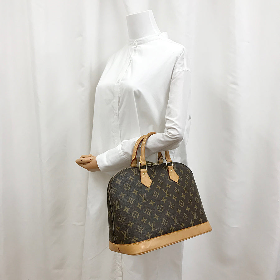 LOUIS VUITTON Monogram Alma PM M51130 Hand bag