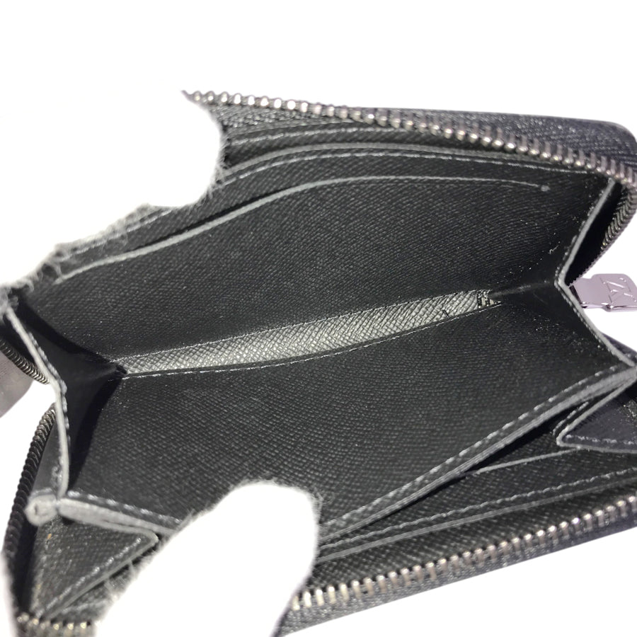 LOUIS VUITTON Monogram Eclipse Zippy Coin Purse Vertical M81662 Coin purse