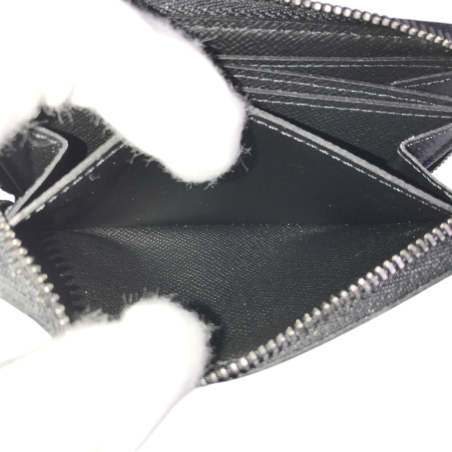 LOUIS VUITTON Monogram Eclipse Zippy Coin Purse Vertical M81662 Coin purse