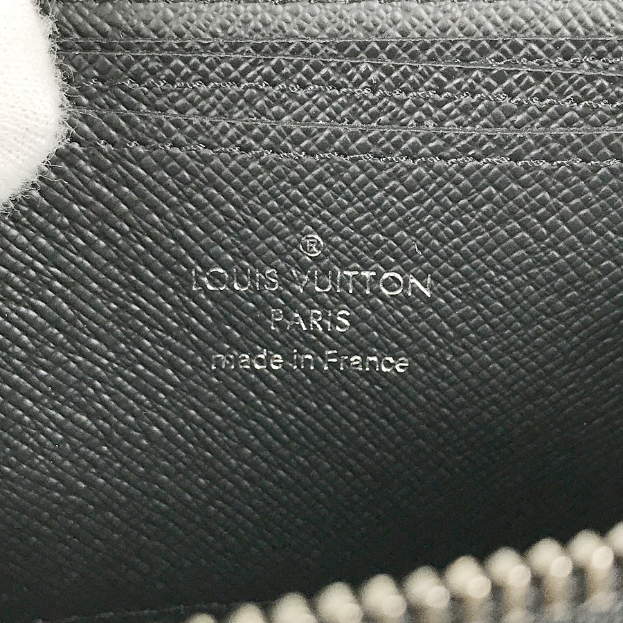 LOUIS VUITTON Monogram Eclipse Zippy Coin Purse Vertical M81662 Coin purse