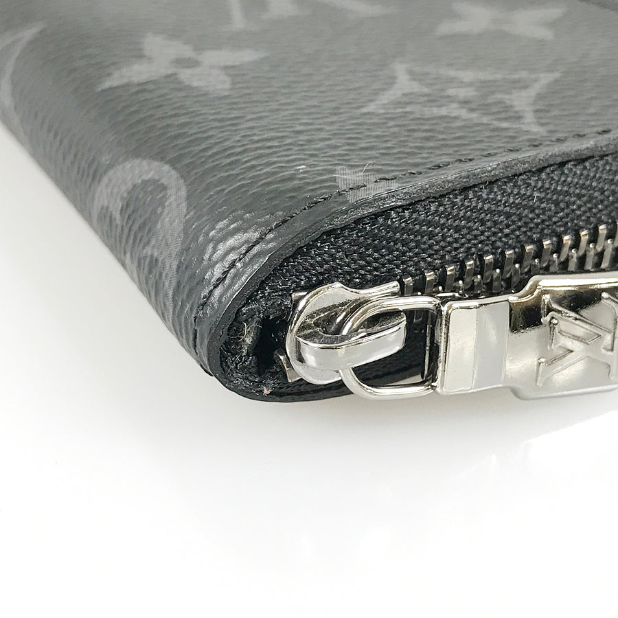 LOUIS VUITTON Monogram Eclipse Zippy Coin Purse Vertical M81662 Coin purse