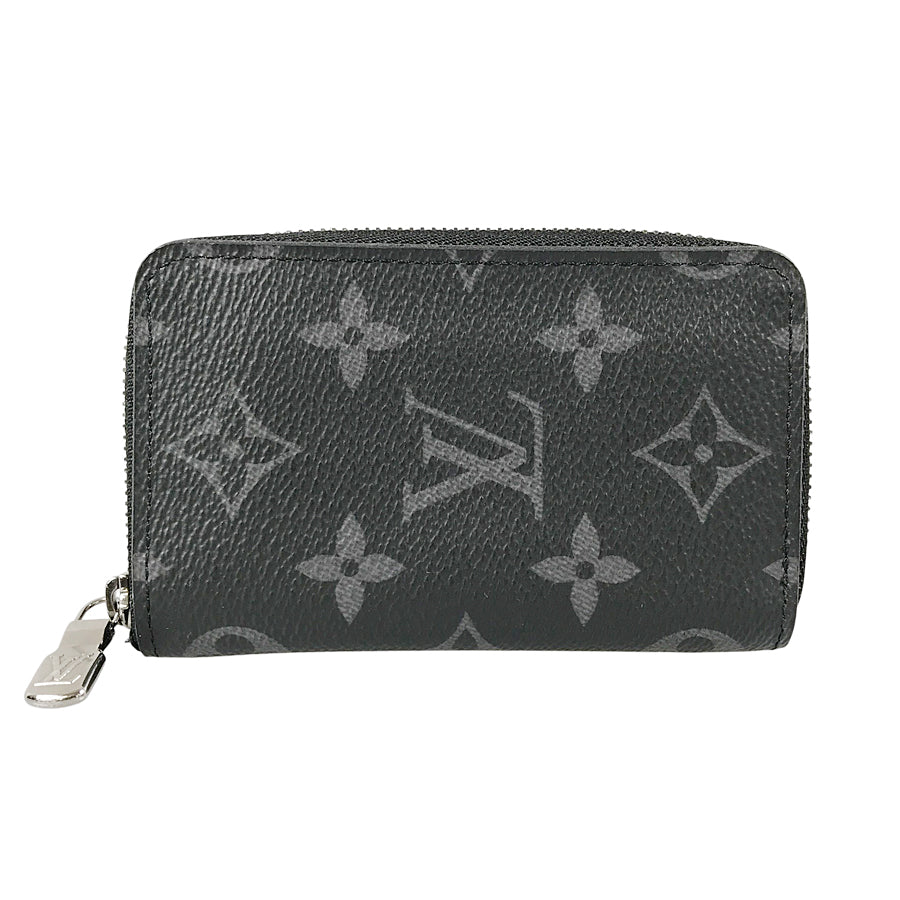 LOUIS VUITTON Monogram Eclipse Zippy Coin Purse Vertical M81662 Coin purse