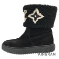 LOUIS VUITTON Monogram snowdrop line Women's Boots